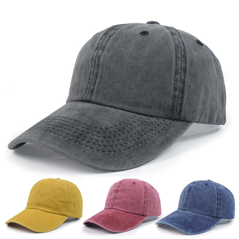 Wholesale Washed Soft Top Cotton Baseball Caps